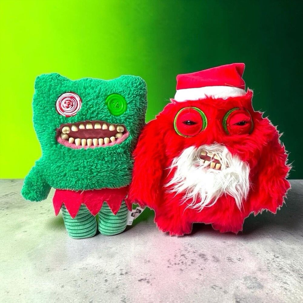 Fuggler Funny Ugly Monster Santa + Elf Fuzzy Festive Fuggs